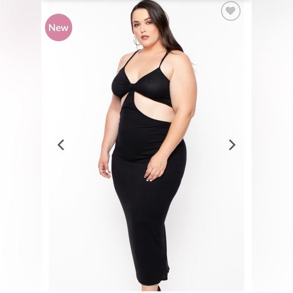 Curvy Sense Ribbed Cut Out Dress - Picture 5 of 15